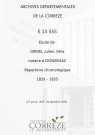 Répertoire chronologique : 27 janvier 1839-30 décembre 1855