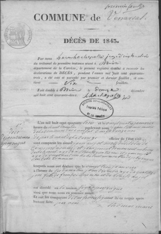 Décès (1843-1882)