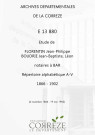Répertoire alphabétique : A-V
