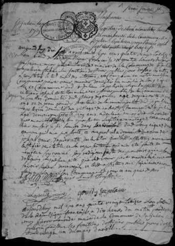 Naissances, mariages, décès (1793-1802)
