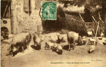 "Chamboulive - Coin de ferme à la Faurie".