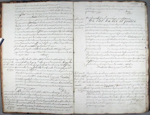 1 octobre 1826 - 21 janvier 1830