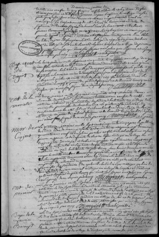 Baptêmes, mariages, sépultures (1755-1767)
