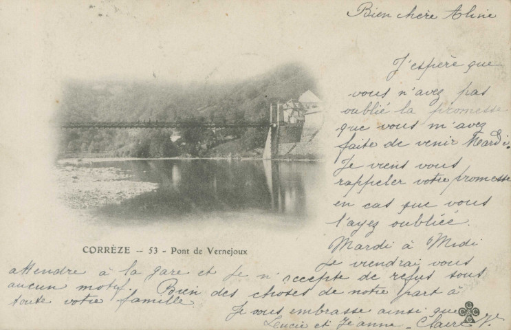 Sérandon : "Corrèze - 53 - Pont de Vernéjoux".