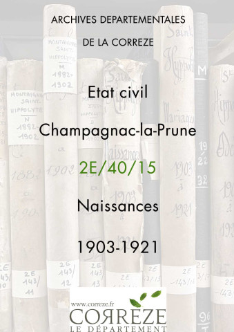 Naissances (1903-1921).