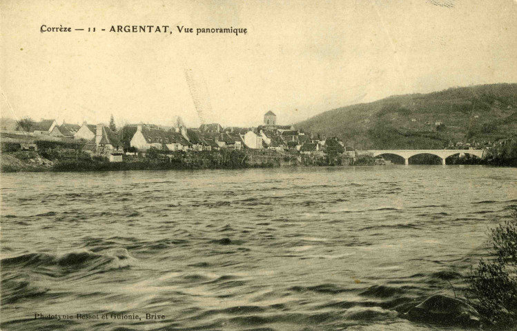 "Corrèze - 11 - Argentat, Vue panoramique".