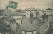 Tulle : "102 - Tulle - L'école normale d'instituteurs et le quartier de l'hospice".