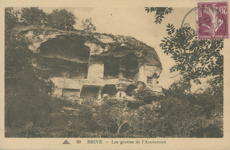 Noailles : "90 Brive - Les grottes de l'Amouroux".