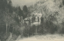Gimel : "Gimel (Corrèze) - Parc Vuillier - Merveille de la France centrale classée par l'Etat - 1er grand prix du Touring Club de France - Le pavillon - Hôtel des Eaux vives".