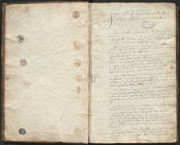 Délibérations du conseil municipal. 24 septembre 1799-22 octobre 1837