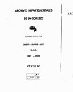 Naissances, mariages, décès (1893-1902)