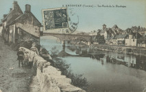 Argentat : "8 - Argentat (Corrèze) - Les bords de la Dordogne".