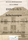 Délibérations du conseil municipal. 28 mars 1888-18 janvier 1942
