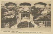 Brive-la-Gaillarde : "Corrèze. - 56. Brive. - Saint-Antoine. Vue générale des grottes.".