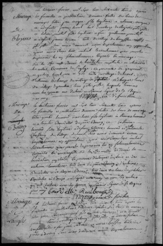 Baptêmes, mariages, sépultures (1763-1772)