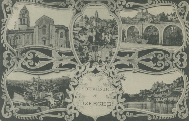 Uzerche : "Souvenir d'Uzerche".
