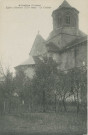 Aubazine : "Aubazine (Corrèze) - Eglise abbatiale (XIIe siècle) - Le clocher".