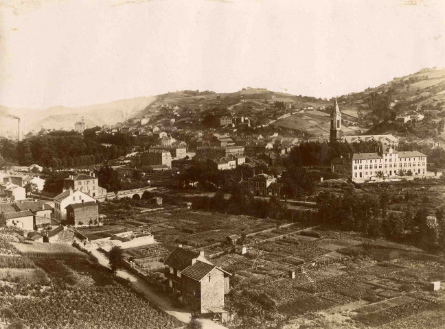Decazeville (Aveyron) : vue générale.