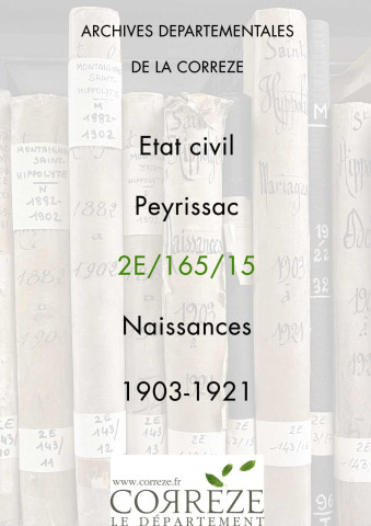 Naissances (1903-1921).