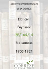 Naissances (1903-1921).