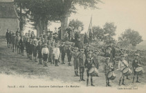 Tulle : "Tulle - 1913 - Colonie scolaire catholique - En marche !".