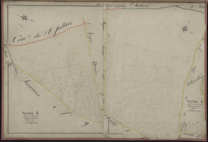 Sections E1-E2 des Buges Hautes et de Vergne Derrière