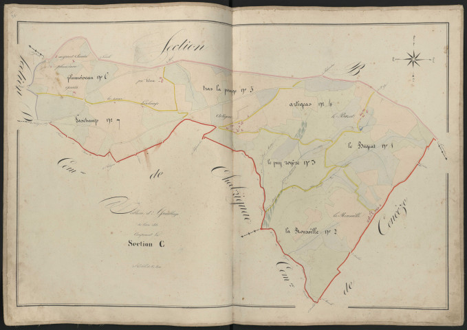 Tableau d'assemblage de la section C