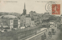 Tulle : "La Corrèze illustrée - 10 Tulle - Quai de la République - Théâtre".