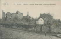 Aubazine : "59. - Corrèze - Aubazine - Ruines de l'ancien couvent (à côté contigu le nouveau)".
