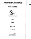 Naissances, mariages, décès (1893-1902)
