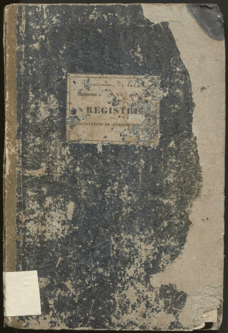Délibérations du conseil municipal. 4 juin 1838-8 juin 1884