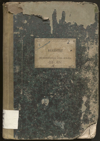 Délibérations du conseil municipal. 17 novembre 1878-11 octobre 1891