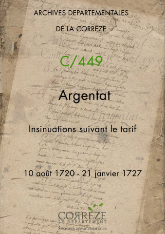 10 août 1720-21 janvier 1727