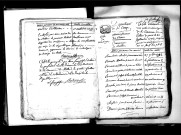 Tables décennales des mariages (1792-1802)