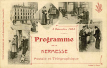 "Programme de la kermesse postale et télégraphique".