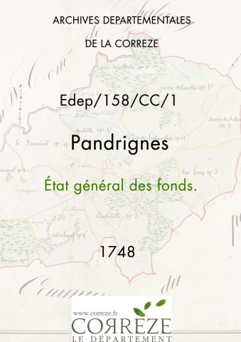 État général des fonds.