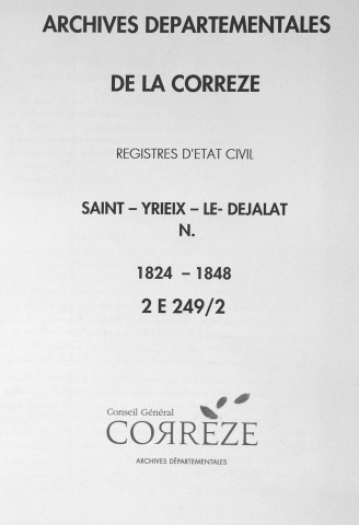 Naissances (1824-1848)