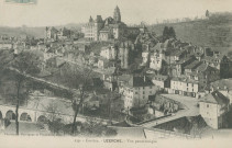 Uzerche : "239. - Corrèze. - Uzerche. - Vue panoramique".