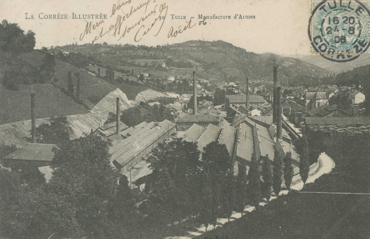 Tulle : "La Corrèze illustrée - 30 Tulle - Manufacture d'armes".