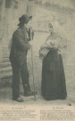 Folklore (scènes de) : "5. En Corrèze - C'est à vous la Meunière, les douze bambins que j'ai vu au bord de l'eau ? Oui, Monsieur, et voici le treizième. Il faut bien prendre ses précautions, il y en a toujours quelqu'un qui se noie.". texte en limousin.