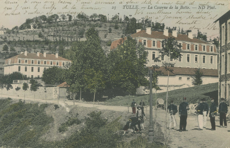 Tulle : "23 Tulle. - Caserne de la Botte.".