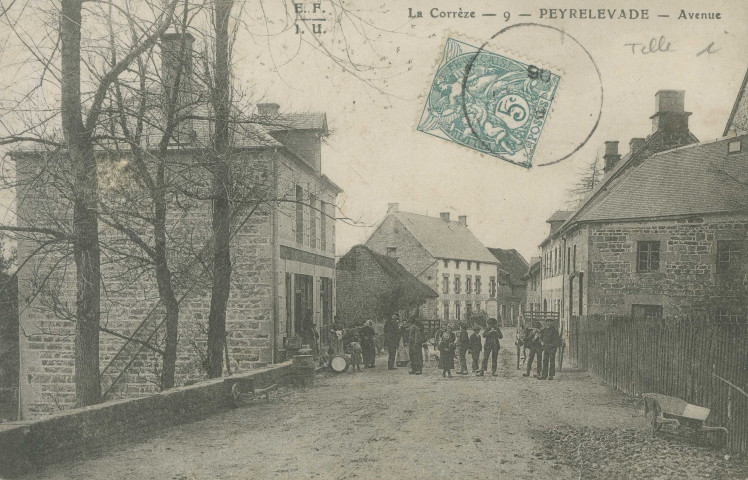 Peyrelevade : "La Corrèze - 9 - Peyrelevade - Avenue".