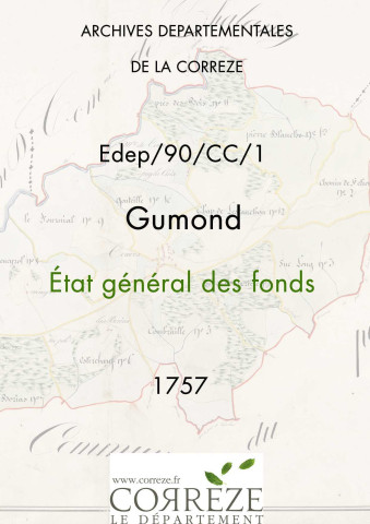 État général des fonds. 08 avril-09 juillet 1757