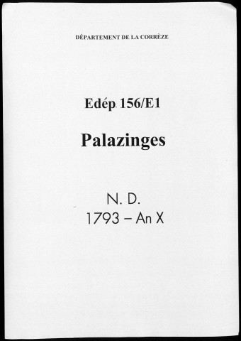 Naissances, décès (1793-1797)