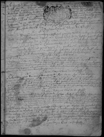 Baptêmes, mariages, sépultures (1707-1752)