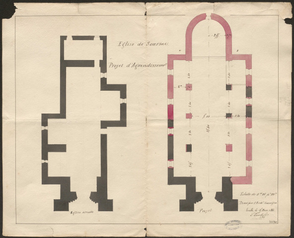 Église. Presbytère.