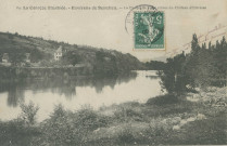 Astaillac : "84. La Corrèze illustrée - environs de Beaulieu - La Dordogne et les ruines du château d'Estresse".