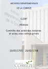 10 mai 1705-26 février 1708
