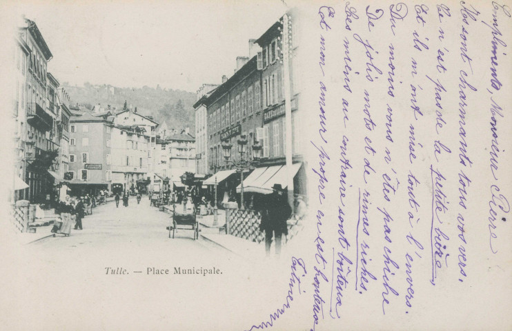Tulle : "Tulle. - Place municipale.".