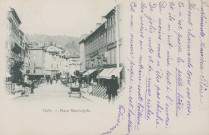 Tulle : "Tulle. - Place municipale.".